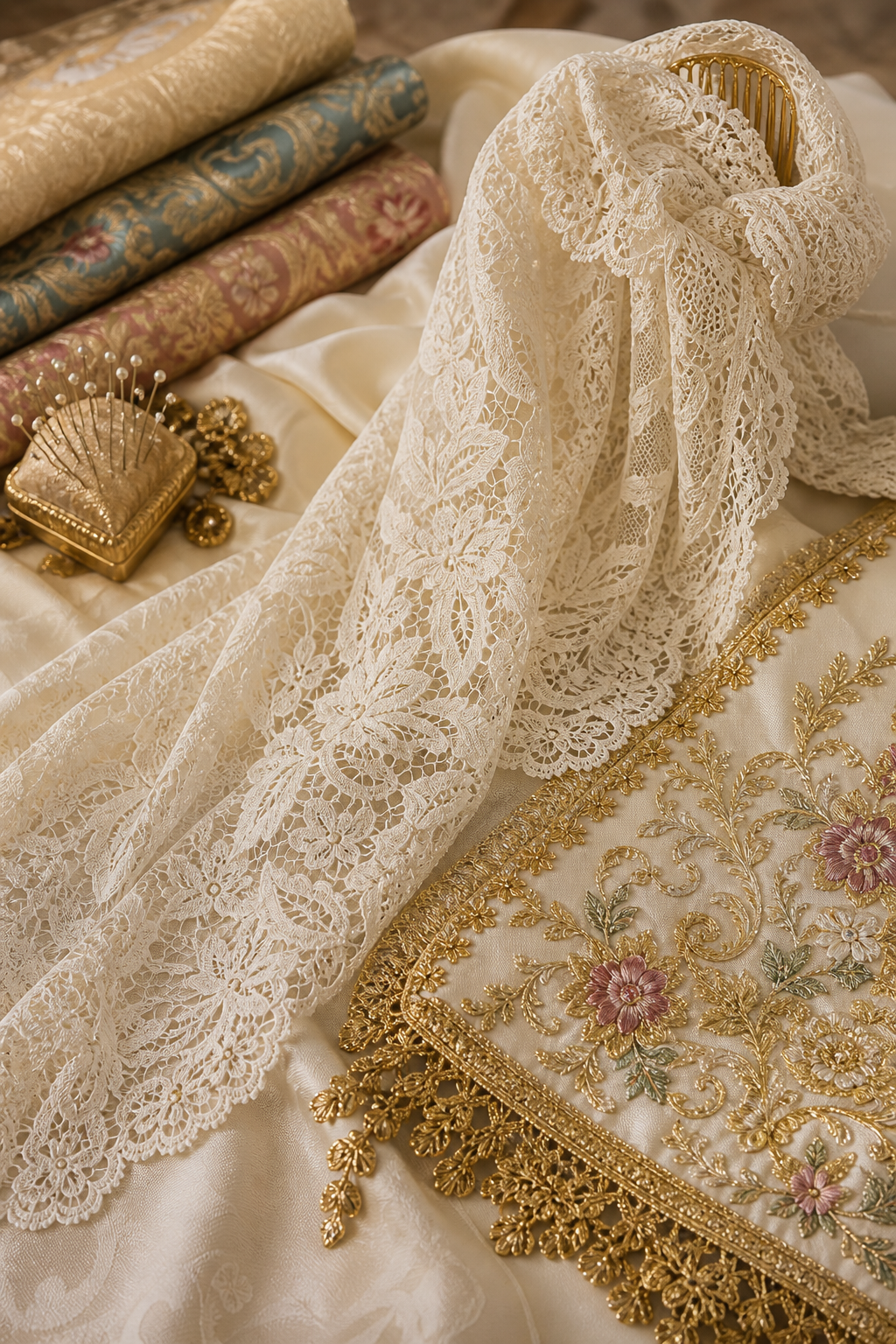 Mantilla de encaje